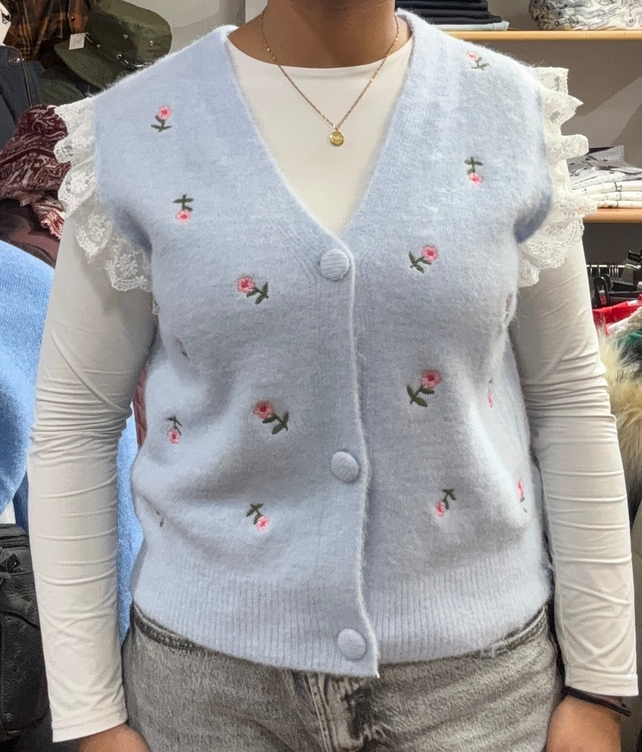 Gilet brodé