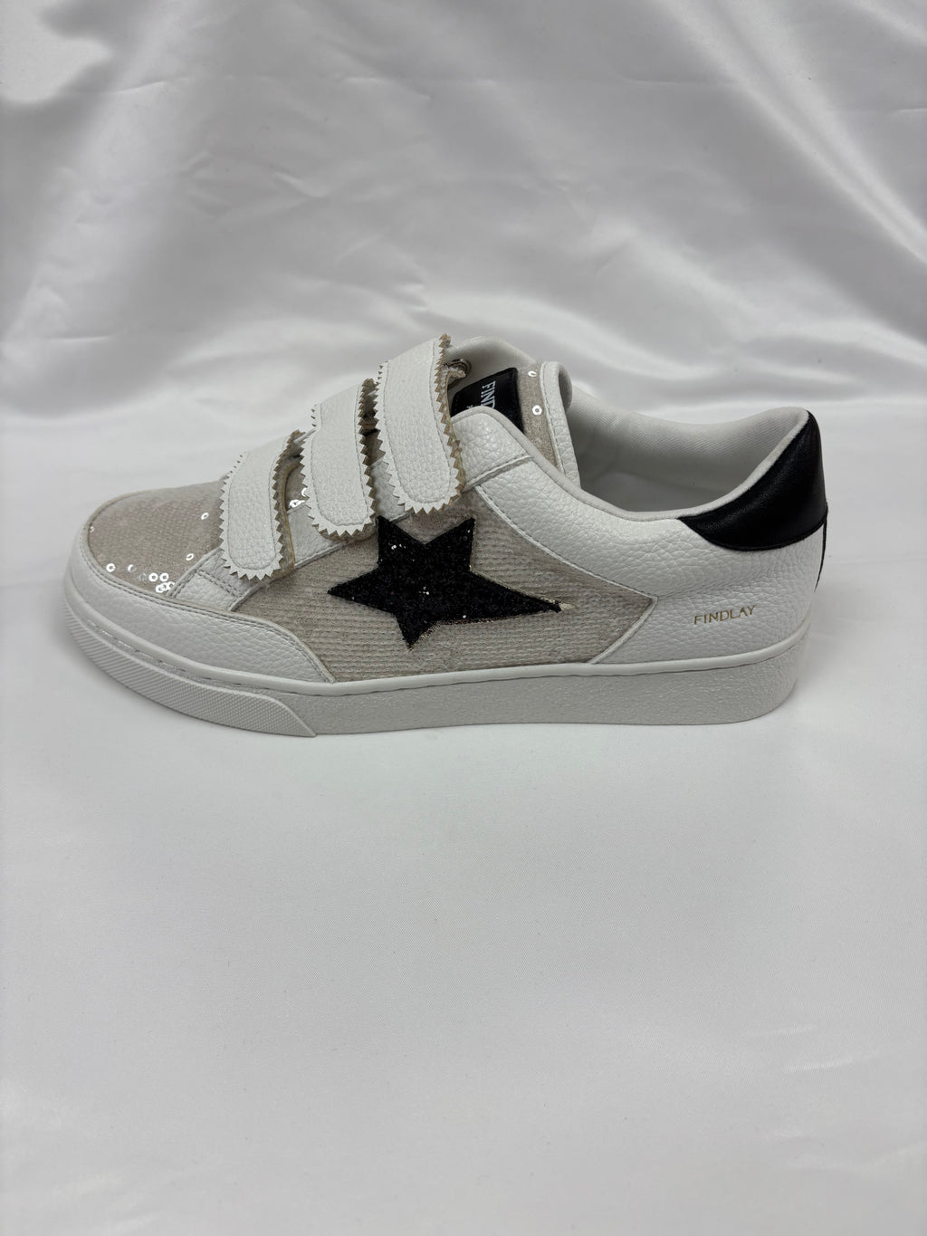 Baskets scratch blanches et noirs