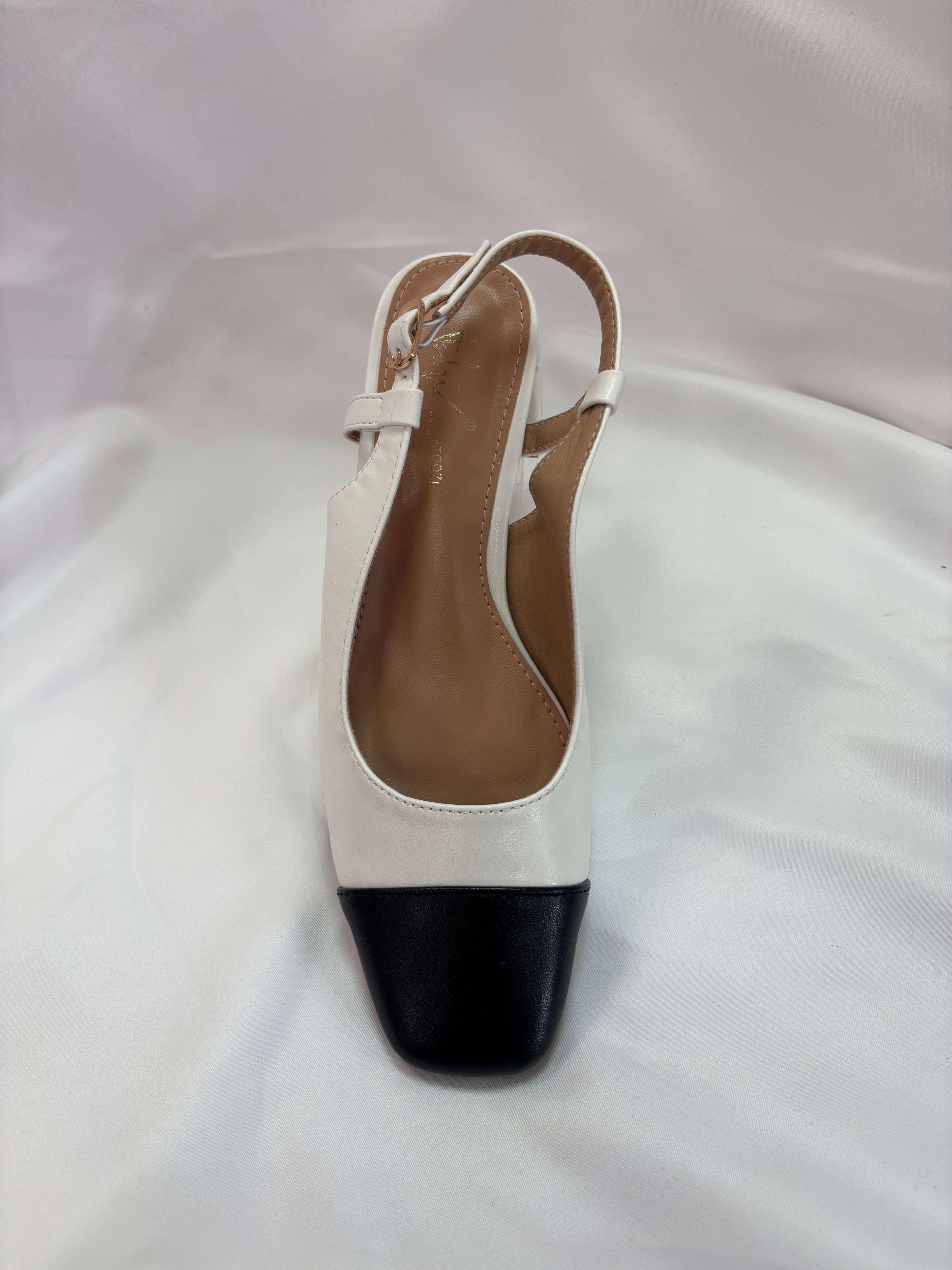 Escarpin noir et blanc