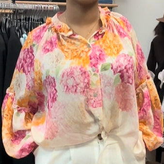 Blouse fluide fleurie
