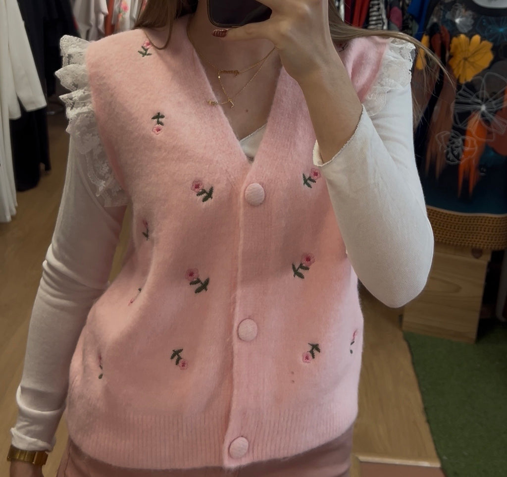 Gilet brodé