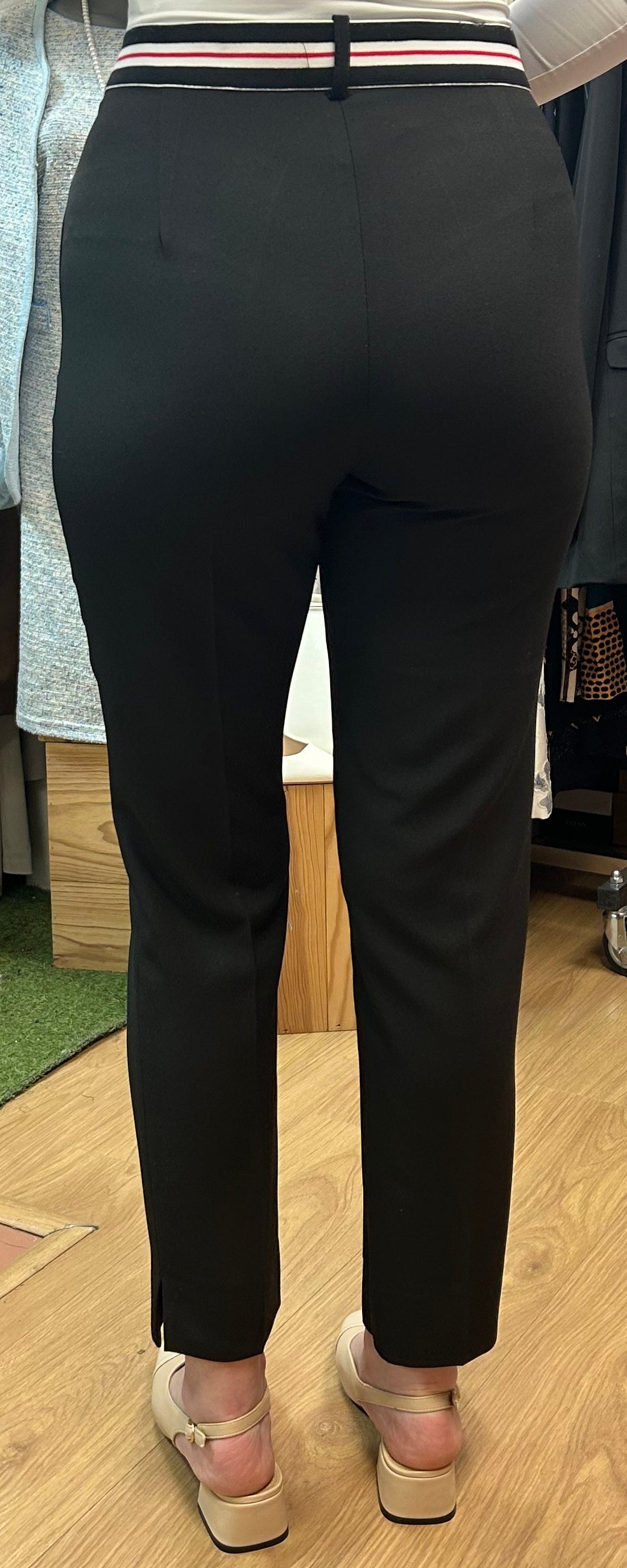 Pantalon hippocampe élastique noir