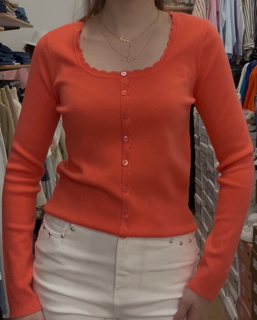 Gilet orange vif