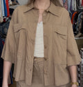 Surchemise beige YES-ZEE