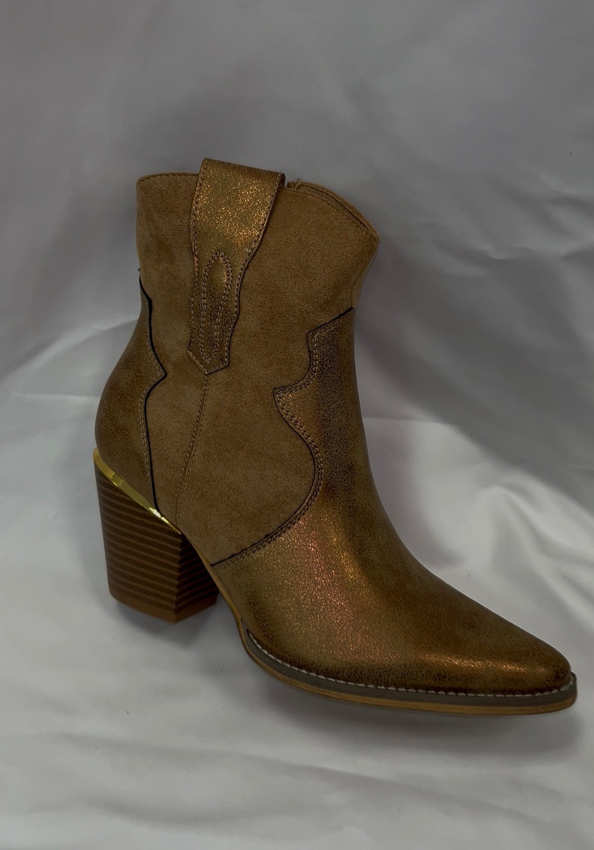 Bottines style santiag