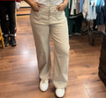 Jean large beige