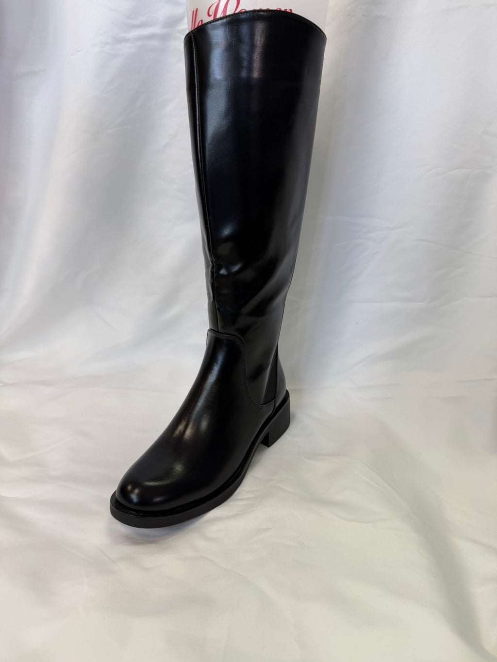 Botte noir élastique